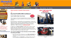 Desktop Screenshot of heavyliftsales.com